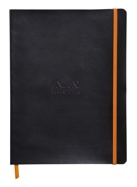 Rhodia Softcover Notebook - Large - Black - Lined